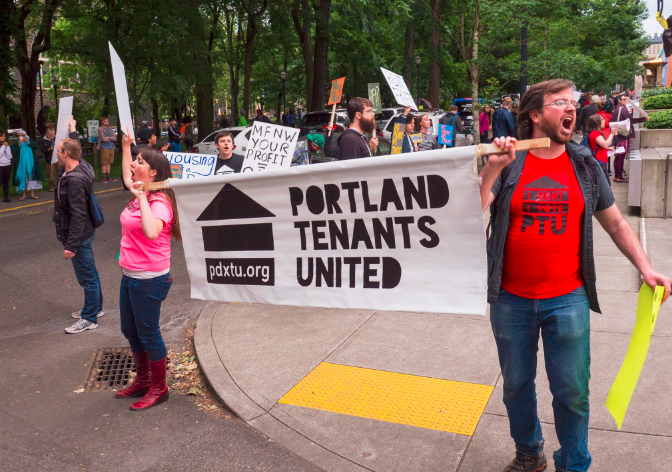 The tenant lobby is very powerful as landlords in Oregon know.