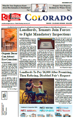 Rental Housing Journal Colorado apartment news and helpful, useful information for multifamily professionals