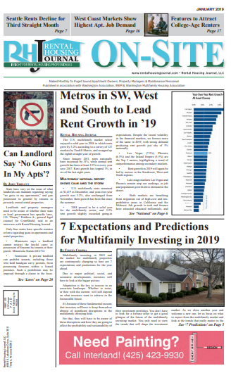 Rental Housing Journal Seattle On-Site Puget Sound Print Edition January 2019