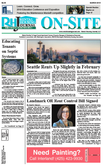 Rental Housing Journal Seattle On-Site March 2019
