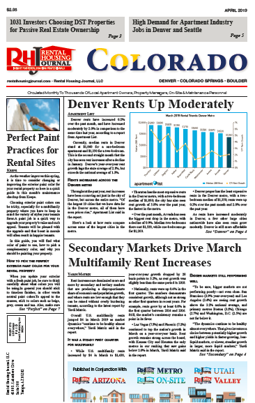 Rental Housing Journal Colorado April 2019