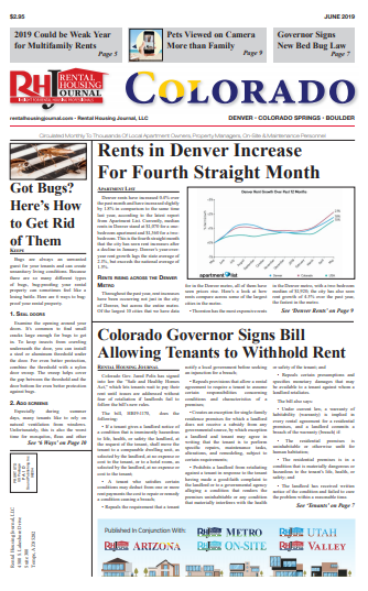 Colorado Rental Housing Journal June 2019