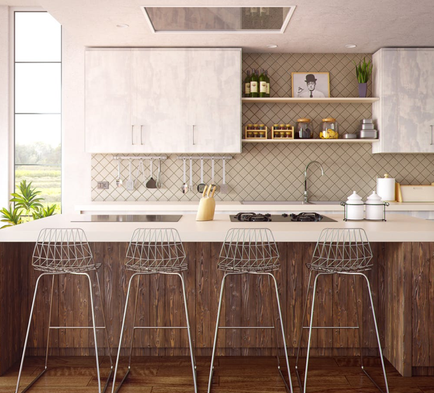 it creates an illusion of infinite space because the eye doesn’t have to jump from light to dark so often.