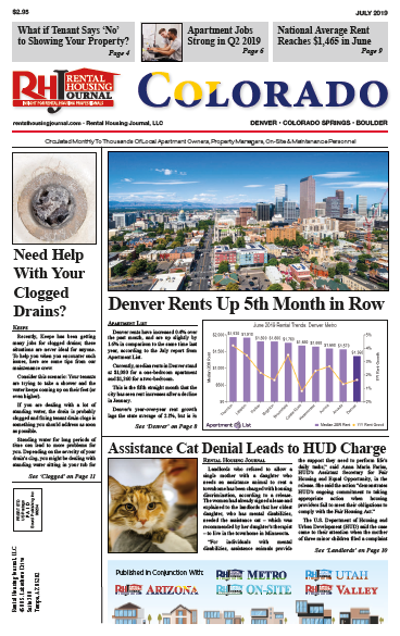 Colorado Rental Housing Journal July 2019