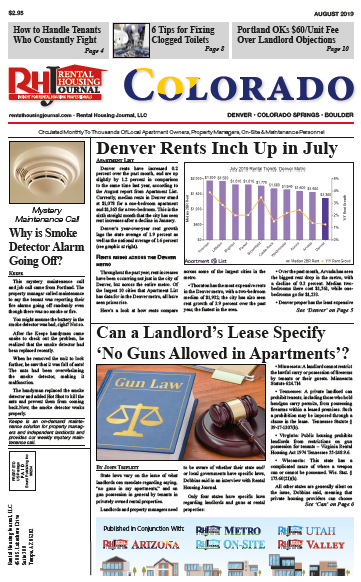 Rental Housing Journal Colorado August 2019