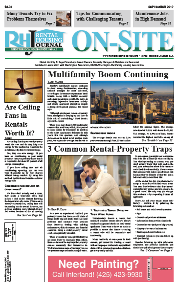 Rental Housing Journal Seattle Washington On-Site Puget Sound Edition September 2019