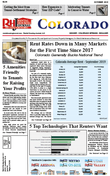 Rental Housing Journal Colorado October 2019