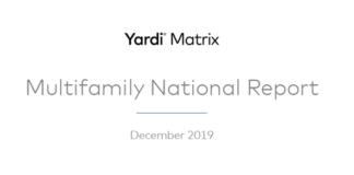 National Average Rent Fell $1 In December