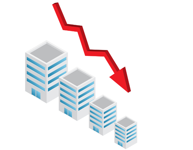 Negative rent growth has showed up for the first time since 2010 according to the June Multifamily Report from Yardi Matrix