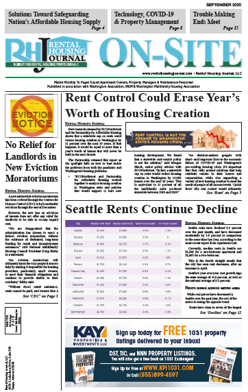 On-Site Seattle Metro and Puget Sound edition September 2020