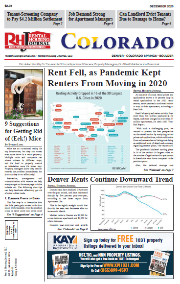 Colorado Rental Housing Journal December 2020