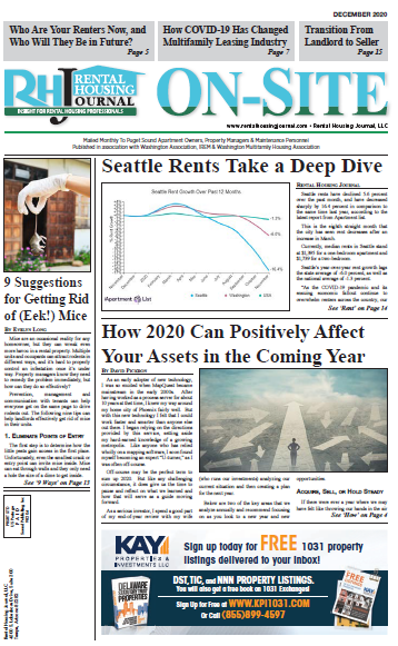 Seattle On-Site Rental Housing Journal December 2020