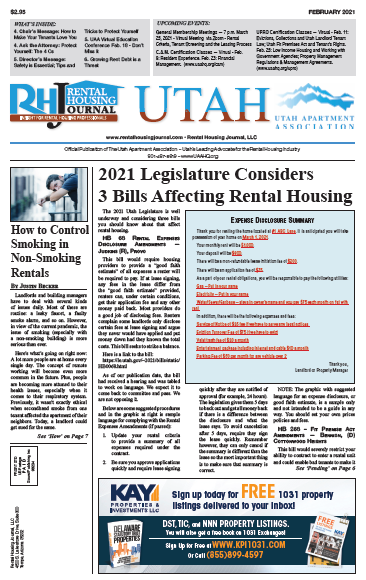 Utah Rental Housing Journal February 2021