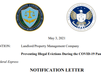 Federal Agencies Warn Large Landlords About Tenants’ Pandemic Protections