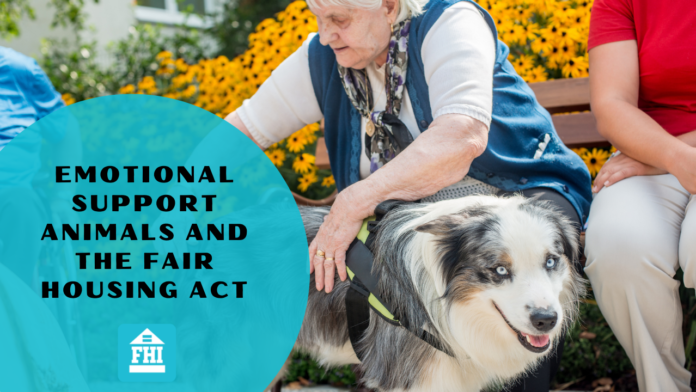 Emotional Support Animals and the Fair Housing Act