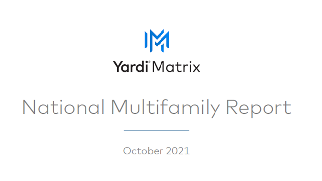 11-12-21 Surge in demand keeps pushing up rental rates Multifamily rental rates surge again in October
