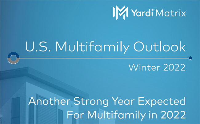 1-25-22 yardi matrix winter Another Bullish Year For Multifamily In 2022?