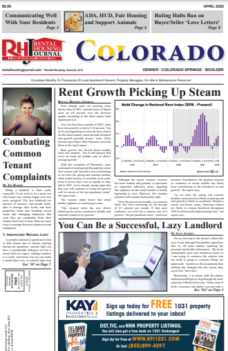 Colorado Rental Housing Journal April 2022