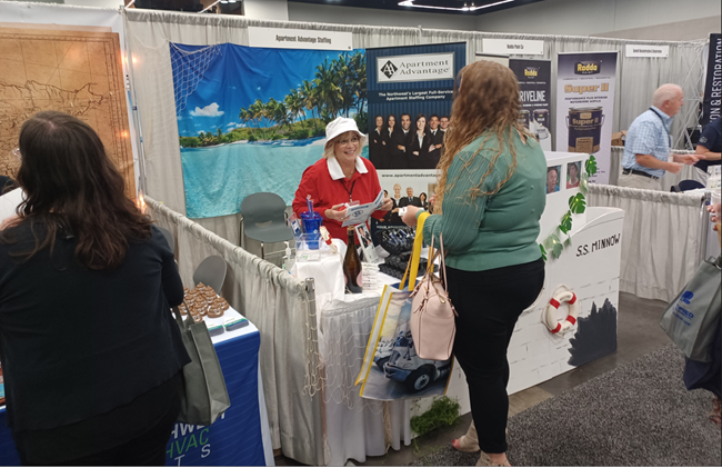Spectrum 2022 in Portland Apartment Advantage booth