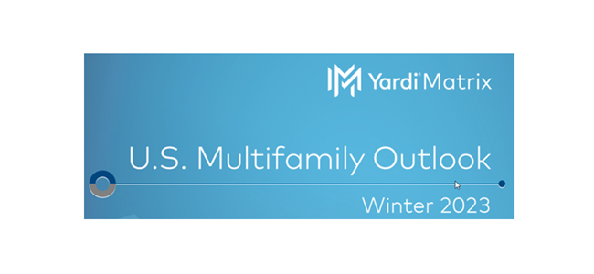 Multifamily outlook faces challenges in 2023, but indications are apartment demand will remain strong and the outlook generally is positive