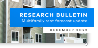 Non-seasonal decreases in average asking rents are coming, Yardi Matrix says in a special multifamily rent forecast for 2023.