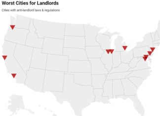 5 cities where you do not want to be a landlord as many cities and all states have their own landlord-tenant acts and rules by for landlords.