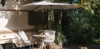 What should you do if a tenant moves an RV into the backyard of your rental and then someone starts living in