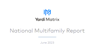 Multifamily rents are rising as demand remains stable and healthy, but rent growth is slowing in some markets, Yardi Matrix June report says.