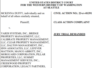 A lawsuit is charging 18 property management companies and Yardi Systems of rent-price fixing to increase rent prices across the country