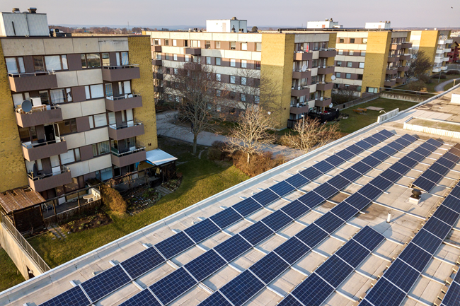 Solar on MF Buildings 022823 RED iStock-1159161474 Planning for Funding Opportunities Through the Inflation Reduction Act and Bipartisan Infrastructure Law for solar and energy projects