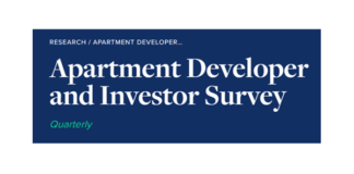 Apartment developers expect new starts to slow significantly now in the post-pandemic era as high interest rates have sidelined investors