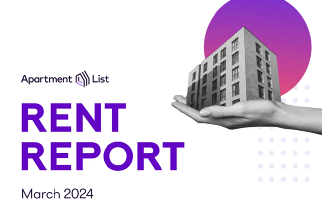 National rent prices finally moved up slightly in February after six months of declines, according to the March report from Apartment List.