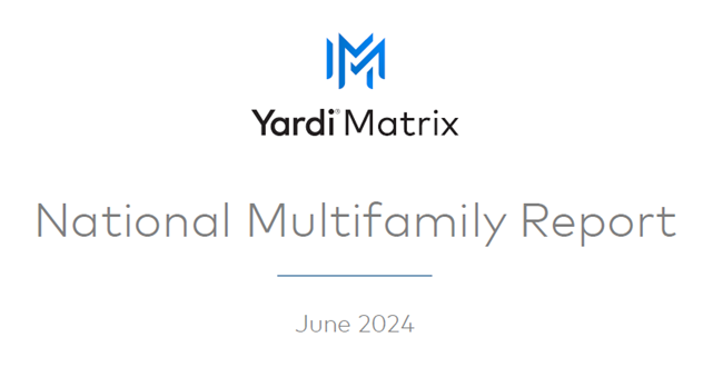Multifamily growth met expectations in the first half of the year as multifamily performance remained healthy in June.