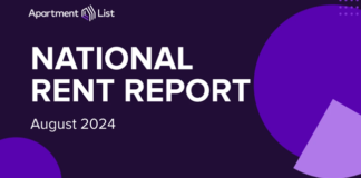 Rent prices continued up in July for the sixth month in a row, Apartment List says in its August report while vacancies climb