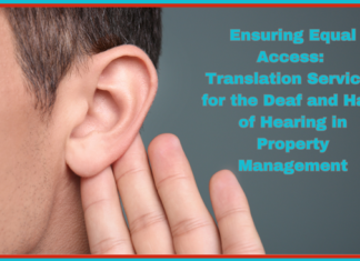 Are you and your property management providing reasonable accommodations for the deaf and hard of hearing to communicate effectively?