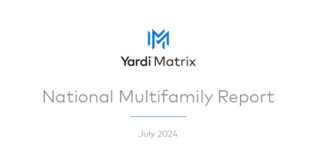 National multifamily advertised rents rose in July on the back of the strong economy, Yardi Matrix said in the July report.
