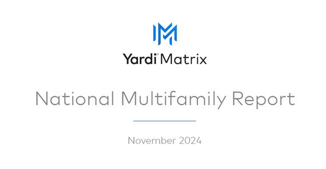 There was little change in rents in November as moving season is past and tenants settle in for the winter, Yardi Matrix says.