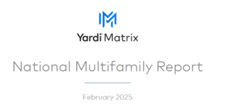 Multifamily rents were flat in February according to Yardi Matrix, but the company sees tests and challenges coming.