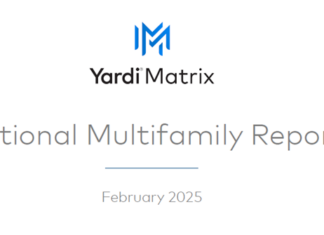 Multifamily rents were flat in February according to Yardi Matrix, but the company sees tests and challenges coming.