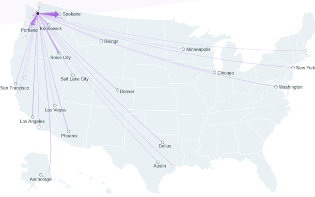 In 2024, 39% of Apartment List users searched for their next rental in a new metropolitan area with new Portland renters coming from Seattle