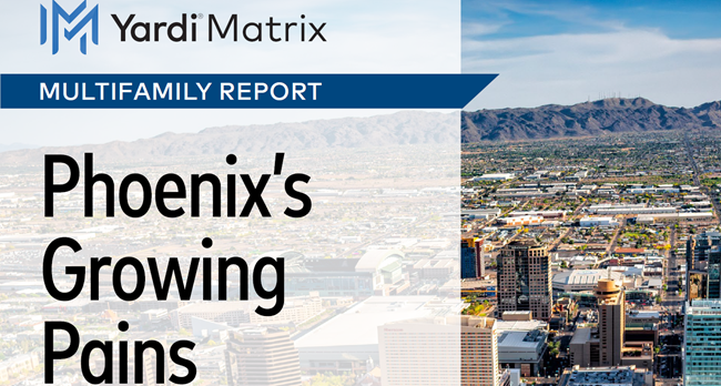 Strong supply continues to pressure Phoenix’s multifamily market, restraining rent growth and having an impact on occupancy