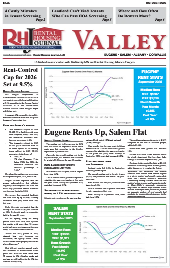 Oregon Valley Rental Housing Journal October 2025