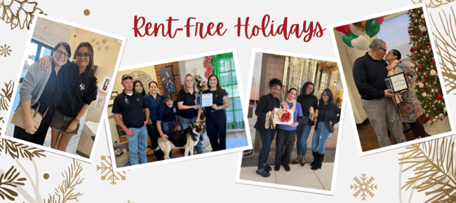 Management company awards rent-free holiday to residents fighting health issues, financial hardship and loss of loved ones.