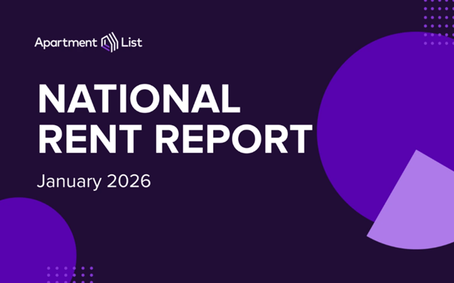 The national median rent dipped by 0.8 percent in December, closing the year with five straight months of rent decline