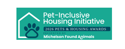 Raise the woof- the 2026 pets and housing awards are open for the fifth year for nominations from the Pet-Inclusive Housing Initiative.