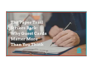 Guest cards in rental housing play a role in demonstrating that all prospects are treated equally and shaping both the prospect experience