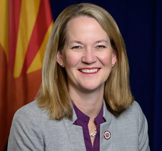 5-19-26 kris mayes Some tenants will get settlement over junk fees Arizona Attorney General Kris Mayes said in announcing three settlements with Greystar