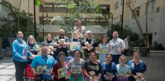 AppWork brought about 1,185 toys to the Ochsner Children’s Hospital with pledges from Apartmentalize attendees during the trade show.