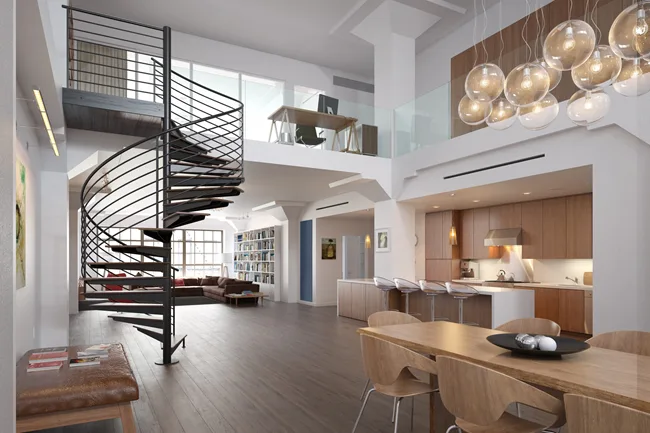 10-25-26 luxury apartments modern-loft-and-kitchen-Depositphotos_40454869_L Beyond free rent offerings, Los Angeles luxury apartment landlords offer gym memberships, gift cards, ride-hailing credits to secure leases